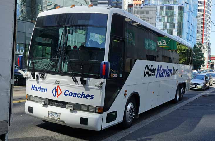 Harlan Coaches Volvo B12R Austral Denning Majestic 0950AO